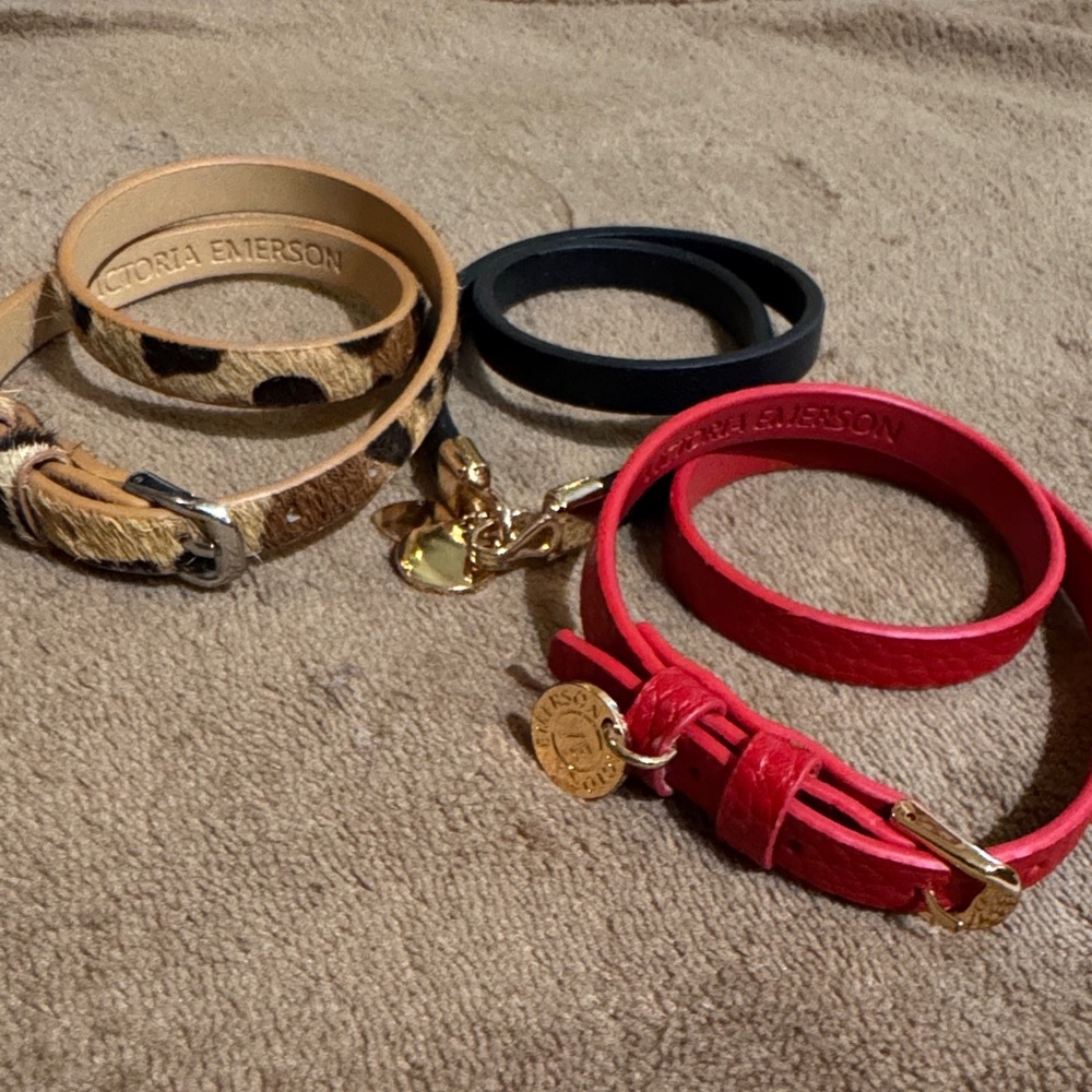 Set of 3 Victoria Emerson Wrap Bracelets